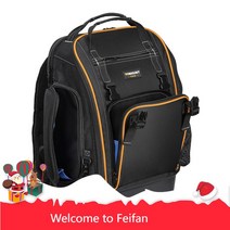 전동 기술자용 멀티 포켓 바닥 캔버스 용품 백팩 고 헤비 듀티 가방