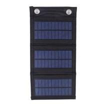태양열집열판 태양광발전기 태양광패널 차량용 휴대용 접이식 태양 전지 패널 usb 6w 5v 3 배 방수 태양열 충전기 셀 휴대 전화에 대 한 야외 전화 전원 은행, 옵션 1