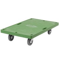 무거운짐 운반 검정색 플라스틱 대차 운반카 공구카트, 검정사각달리중