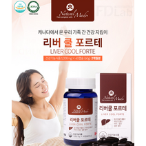캐나다 리버쿨 포르테 간에좋은식품 간 보호제 피로제 밀크씨슬 추출물 비타민5종 건강 영양제, 리버쿨 포르테 1병