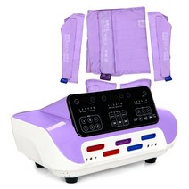 휴대용 전문 림프 배수 장치 에어 뉴 테크 마사지 바디 랩 담요 프레소 테라피 건강한 슬리밍 머신, 01 Purple_01 영국_02 220V
