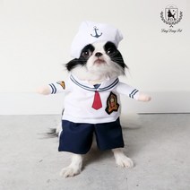 딩동펫 반려동물 마린룩 강아지옷, 마린룩 강아지옷 XL