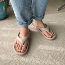 남자 발편한 빅사이즈 쪼리 발볼넓은 푹신한 일체형 EVA 왕발 슬리퍼