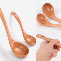 우드국자 원목국자 주방용국자 나무 국자, 대