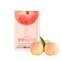 시골내음 첫눈에반한생생복숭아즙 110ml*30포 1박스, 복숭아즙, 30포