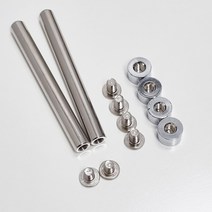 다용도 다보 부품 게시판 장식 십자볼트 크롬헤드 니켈봉 모음, B-2_평십자5mmx8mm