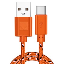 휴대폰 케이블 충전선 젠더 액세서리 OLAF USB Type C 케이블 나일론 꼰 마이크로 USB 케이블 데이터 동기화 빠른 충전 USB C 케이블 삼성 S9 Xiaomi mi9 화웨이 Type-c, 03 Type-c Orange, 03 3m
