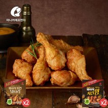 마니커에프앤지 바사삭닭다리 420g(2봉)+바사삭치킨윙 400g(2봉), 단품
