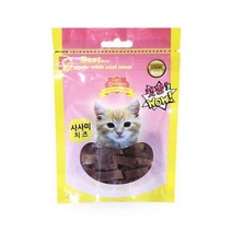 바보사랑 캣츠드림 고양이 간식 사사미 치즈 40g-