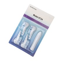 음파 전동 칫솔모 치간 진동칫솔모 추천 전기칫솔모 구강 b 4732 3733 triumph clean brush 용 4 pcs 칫솔 헤드 교체 80