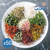 해초야 9해조 8g x 50봉 국산 9가지 매일해초샐러드 꼬시래기 SE9850, 없음