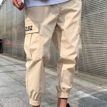 가바바 남성 조거팬츠 DRZLEIZ 자수 포인트 트렌드 배기 캐주얼바지 G34195