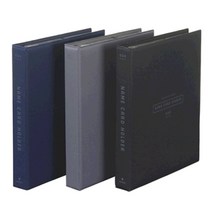 문화 PVC 실키 명함첩 500매 회색 A500, 단품
