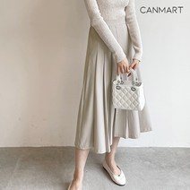 [캔마트]리니 주름 스커트/핀턱/뒷밴딩/A라인