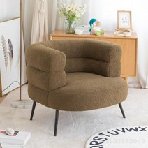 3.5인용 2인용 미니 쇼파 방염 소파 디자이너 싱글 소파 부드, 05 2240-Olive green