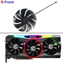 공냉쿨러 그래픽 카드 팬 PLD10015B12H 0.55A 4Pin Gigabyte AORUS GeForce RTX 3070 XTREME 6800 XT, 02 fan B