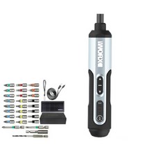 첫드림* 웍스 가정용 미니 전동 드라이버 비트세트 USB Type-c 충전 WX240.1, 1개