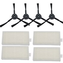 진공 청소기 필터 CHUWI V3 iLife X5 V5 + V5PRO ECOVACS CR130 cr120 CEN540 ML009 클리너 용 HEPA, 02 라이트 그린