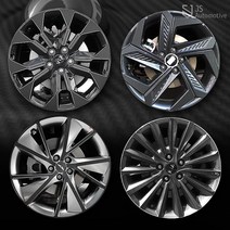JS automotive 싼타페DM 휠 타이어 마스크 18인치 카본 홀로그램 프리즘 스티커 튜닝필름 가드 긁힘방지 몰딩 패널 DIY 익스테리어 장식용품, C타입