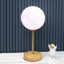 HK.sell 달과 우주인 무선 회전 무드등, 단품