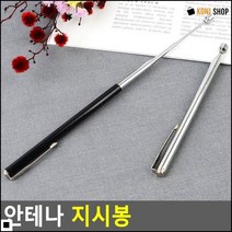 회의용지시봉 학교 학원 선생님용 꺼내쓰는 자석 지시봉 강의용포인터 선생님지시봉, 실버