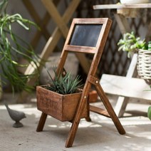 칠판 화분 우드 스탠드 매장인테리어 테라스 꾸미기