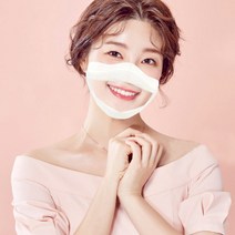 코빅 개승자 방청객 결혼식 어린이 입보이는 투명마스크, 대형(10매입)