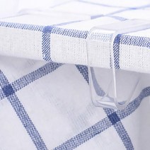 투명 책상보 고정 클립 테이블포 원형 식탁보 부엌 주방 식탁 테이블보 후크 소형 대형 4p, 대