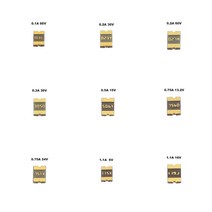PTC 재시동 퓨즈 1812 SMT SMD 0.1A 2A 2.6A 6V 8V 13.2V 15V 24V 30V MF-MSMF BOURNS, 06 0.75A 13.2V_02 10 PCS