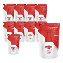 랩신 V3 토탈 포밍 핸드워시 리필 200ml, 10개