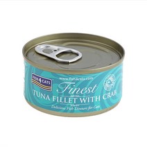 피쉬포캣 캔 70g 참치 게살 10개 1박스 /고양이간식 고양이참치