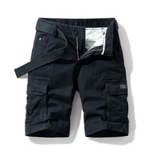 버뮤다 캐주얼 카고 쇼트 팬츠 남성용 코튼 릴렉스 핏 반바지 의류 소셜 23SS봄 여름