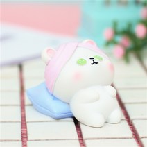 신형 우주곰 우주인 시리즈 자동차 진열품 생일 케이크 베이킹 장식품 칠석 작은 선물, A048-C 마스크팩