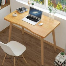 조립식 세련된 곡선 테이블 책상 (70x40) 디자인책상 데스크 독서대, 블랙, 상세페이지 참조2