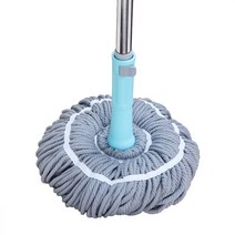 Microfiber Hand Wash Free Labor-saving Mop Telescopic Wet Dry Rotary Twist, 01 다크 그레이