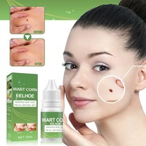 스킨케어 세럼 에센스 Organic Tags Solutions Serum Painless Mole Skin Dark Spot Remover Freckle Face Wart Tag, 1개