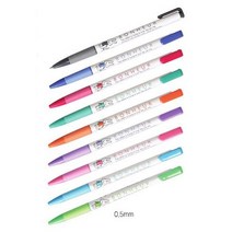 제노 캐릭터 볼펜 0.38mm, 그린, 12개