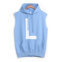 루찌 MZ_L나염 후드나시 루즈핏 민소매 후드티