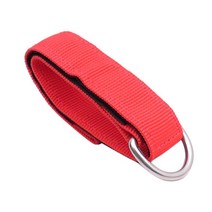 조정 가능한 손목 스트랩 웨빙 벨트 풀 스쿠버 무료 다이빙 액세서리에 대한 D 링 교수형 스트랩 밴드가있는, 2.5cm 너비, 가죽 끈