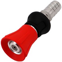 소방용 관창 노즐 소화전 호스 스테인레스 노즐 분사, 15mm 호스 커넥터 15cm 긴 막대 물총