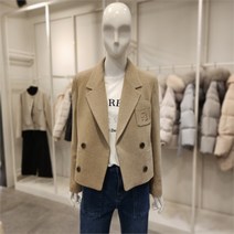 나이스클랍 포켓 자수 디테일 숏자켓 A224MWJ911