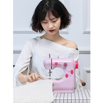 가정용 다기능 소형 미니 자동 전동 재봉틀 블루, 단품, 단품
