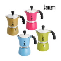 비알레띠 모카포트3컵 피암메타3컵 에스프레소추출 이탈리아 모카포트, 핑크