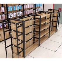 편의점 진열대 슈퍼 약국 디스플레이 전시대 과자 스낵, C.길이 120 x깊이60 x 높이130cm