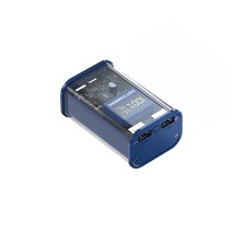 고속보조배터리 대형 무선 슬림 미니 외장배터리 20000mah 투명 충전 은행 22.5w pd 휴대용 외부 예비 팩 iphone 14 13 samsung s22 xiaomi, 푸른