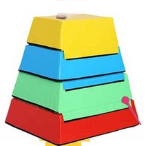 실내 스포츠 안전 뜀틀 체육관 스펀지 장애물 스폰지, 4단 90x60/30x90cm