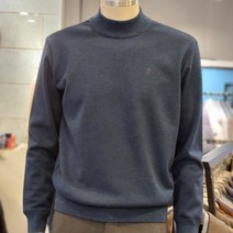 피에르가르뎅 캐주얼[동아강북] 22년 FW 겨울 남자 손세탁이 가능한 따뜻한 기모가 있는 반폴라 융본딩 하프터틀 PMKR4318 - 7866