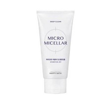 해피바스 마이크로 미셀라 딥 클렌징 폼, 120g, 4개