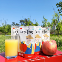 솔스윗 물넣지않은 100% 명품 청송사과즙, 50포, 120ml, 120ml