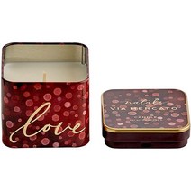 Via Mercato Natale 크리스마스 홀리데이 선물 컬렉션 러브 캔들 306780, Love_Candle